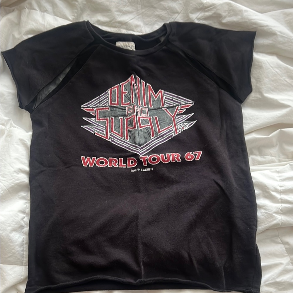 Ralph Lauren  Black Graphic T-Shirt